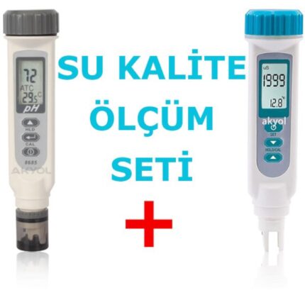 AZ INSTRUMENT 8361 8685 Su Kalitesi Ölçüm Cihazı Seti İletkenlik ve Ph