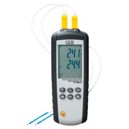 Cem DT-38F Sıcaklık Kayıt Cihazı 2 Kanallı Datalogger