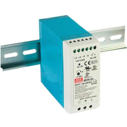 MEANWELL MDR 40 12 Ray Montaj Güç Kaynağı