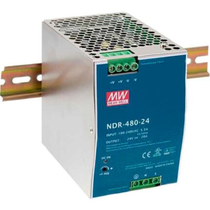 MEANWELL NDR 480 24 Ray Montaj Güç Kaynağı