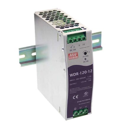 MEANWELL WDR-120-12 Ray Montaj Güç Kaynağı