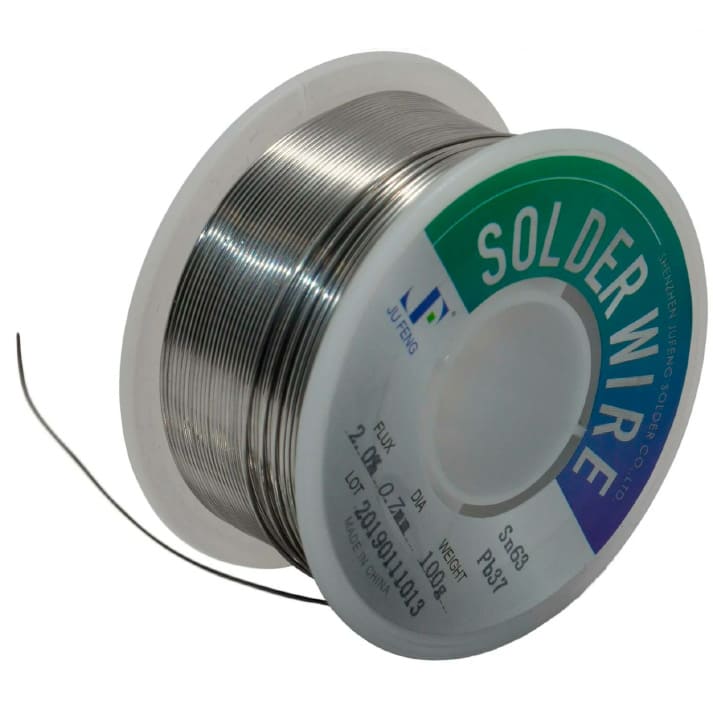 Ju-Feng-6337-Kursunsuz-0.7-mm-100Gr-Lehim-Teli-enkaotomasyon Ju Feng 63/37 Kurşunsuz 0.7 mm 50Gr Lehim Teli