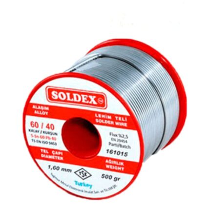 Soldex Sn60 Pb40 1.6mm 500Gr Lehim Teli