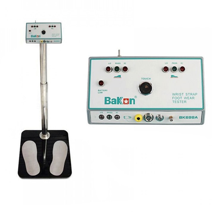 Bakon-BK698A-ESD-Bileklik-ve-Topuk-Bandi-Test-Cihazi-enkaotomasyon Bakon BK698A ESD Bileklik ve Topuk Bandı Test Cihazı