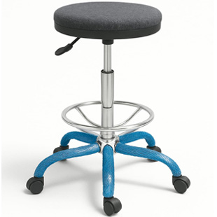 Antistatik ESD Tabure Bar Sandalyesi BLEIBEND-Kumaş