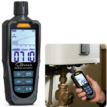GAZ-40 Profesyonel Yanıcı Gaz Kaçak Dedektörü