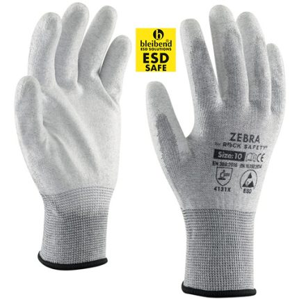 Antistatik ESD Avuç İçi Kaplamalı Eldiven ZEBRA Pro