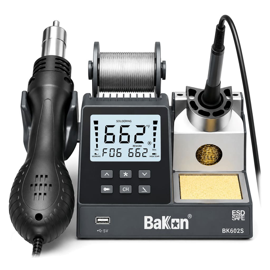 Bakon-BK602S-Intelligent-2-in-1-Havya-Istasyonu-enkaotomasyon Bakon BK602S Intelligent 2 in 1 Havya İstasyonu