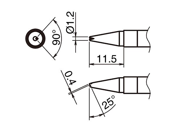 Hakko-T39-D12-Havya-ucu-enkaotomasyon Hakko T39-D12 Havya ucu
